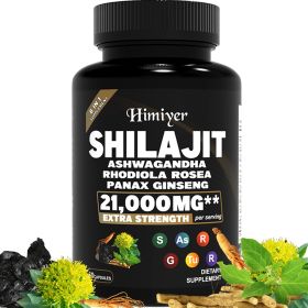 SHILAJIT ASHWAGANDHARHODIOLA ROSEAPANAX GINSENG21,000MG