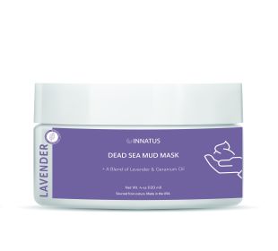 Dead Sea Mud Mask with Lavender Oil â€“ 4oz Detoxifying & Purifying Face Mask â€“ Infused with Spearmint