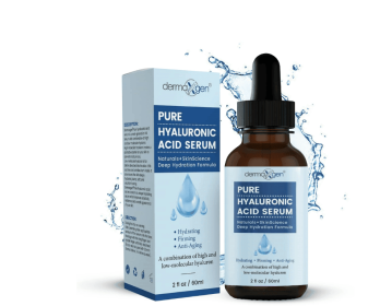PURE 100% Hyaluronic Acid Serum Anti Aging Intense Serum for Face Anti-Aging, Moisturizing, Antioxidant & Wrinkle Treatment