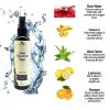 Organic Citrus Facial Toner with Rose Water Witch Hazel & Aloe Vera Natural Astringent Closes Pores and Preps Skin