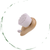 Facial Brush with Bamboo Handle