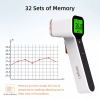 PSIRT1618 non-contact human infrared thermometer automatically closed 15 seconds 32 measurements high precision medical fever alarm ear / forehead / o