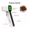 PSIRT1618 non-contact human infrared thermometer automatically closed 15 seconds 32 measurements high precision medical fever alarm ear / forehead / o