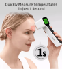 PSIRT1618 non-contact human infrared thermometer automatically closed 15 seconds 32 measurements high precision medical fever alarm ear / forehead / o