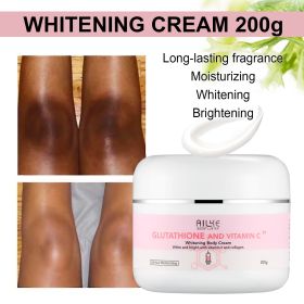 AILKE Vitamin C Lotion. Advanced Brightening Cream. Whiten Serum Remove Melanin, Age Spots, Dark Spots On Face, Hands, Body. (Color: Whitening Body Cream)
