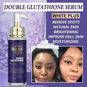 AILKE Bleaching Skin Care, With Double Glutathione, Lightening, Moisturizing, Remove Dark Spots, Melanin, For Men and Women (Color: 100ml Serum)