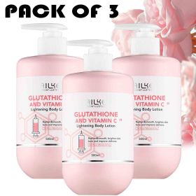 AILKE Bleaching Brightening Skin Tone Body Lotion, Suitable Knuckle, Elbow, Leg, Korean Skin Care Cosmetic 24 Hours Moisturizing (Color: 3 Pack Lotion)
