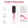 Curl Defining Brush,Boar Bristle Hair Brush Styling Brush for detangling,combing and shaping men and women