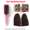 Curl Defining Brush,Boar Bristle Hair Brush Styling Brush for detangling,combing and shaping men and women