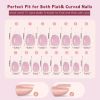150PCS French Tip Press On Nails - Product only, Salon Style in Minutes, No Need to File Fake Nails for Nail Art DIY Gifts for Women